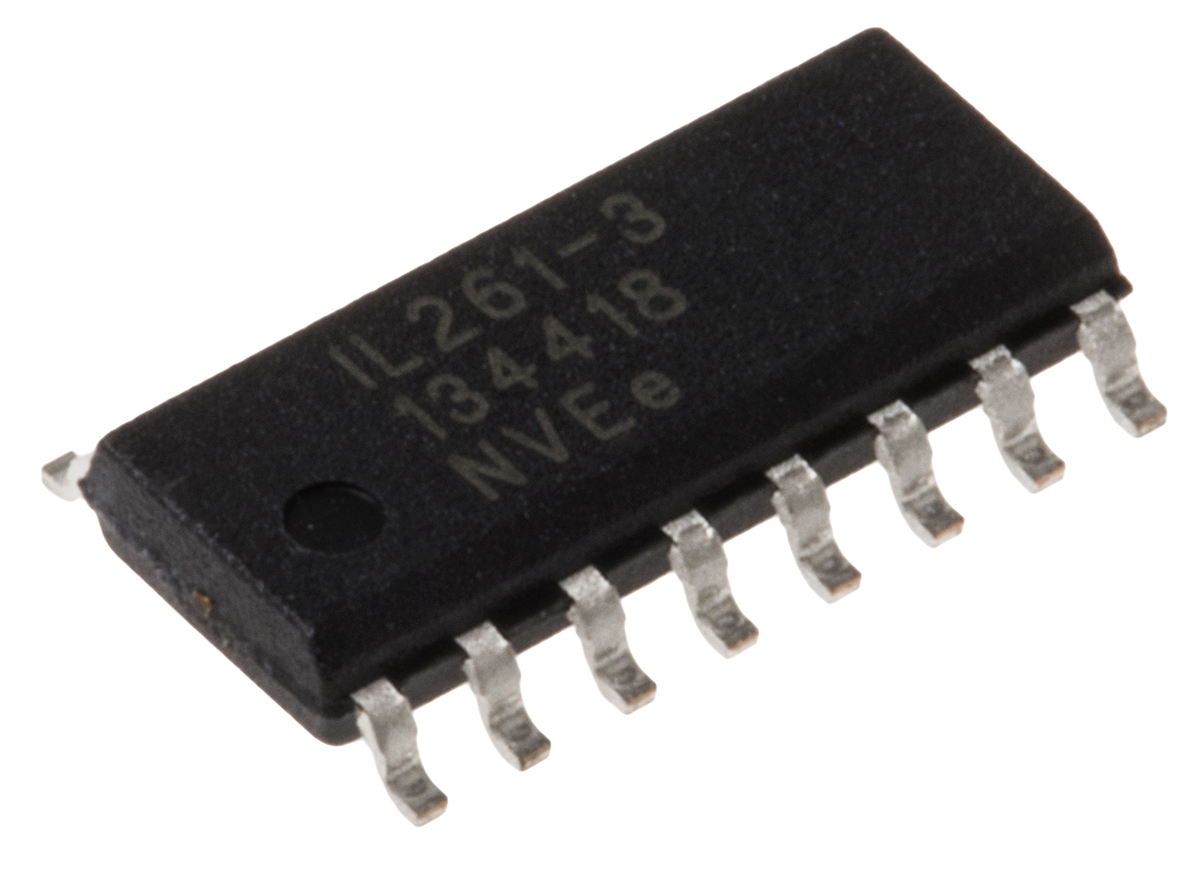 IL261-3E NVE, 5-Channel Digital Isolator 110Mbps, 2.5 kVrms, 16-Pin SOIC