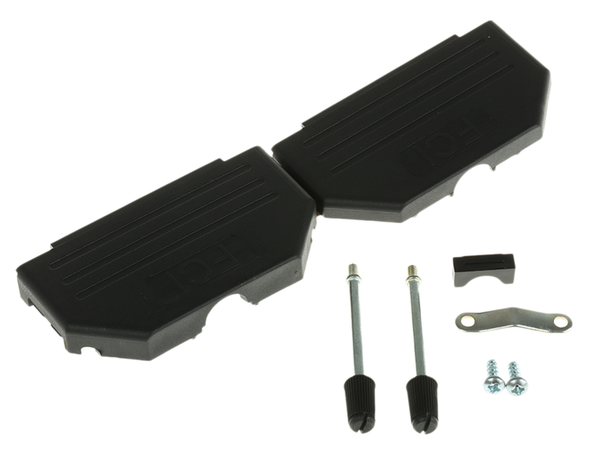 Amphenol Communications Solutions Nylon D Sub Backshell, 37 Way, Strain Relief