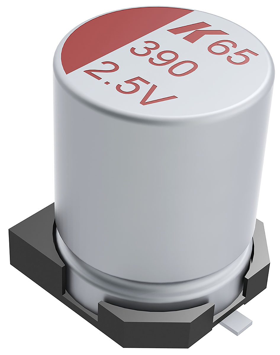 KEMET 220μF Surface Mount Polymer Capacitor, 6.3V dc