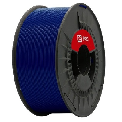 RS PRO 2.85mm Dark Blue PLA 3D Printer Filament, 1kg