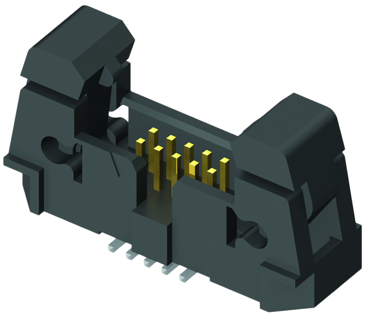 Samtec EHF Series Straight Surface PCB Header, 26 Contact(s), 1.27 mm Pitch, 2 Row, Shrouded