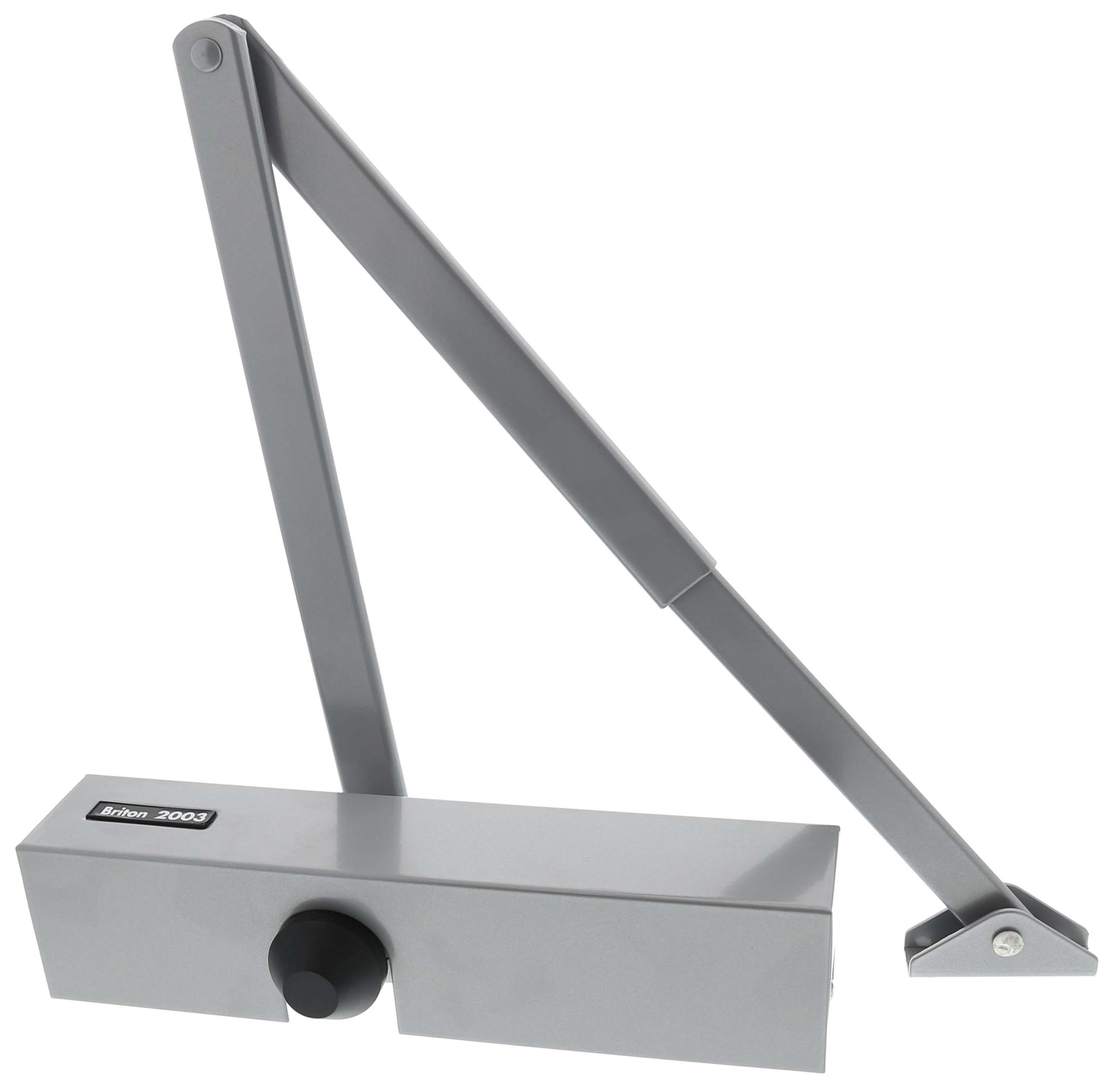 Briton Silver Fire Door Suitable Door Closer