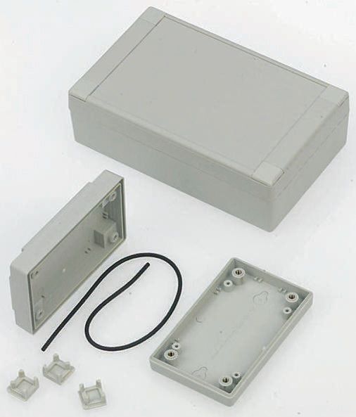 CAMDENBOSS 7000 Series Grey ABS Enclosure, IP65, Grey Lid, 127 x 75 x 30mm