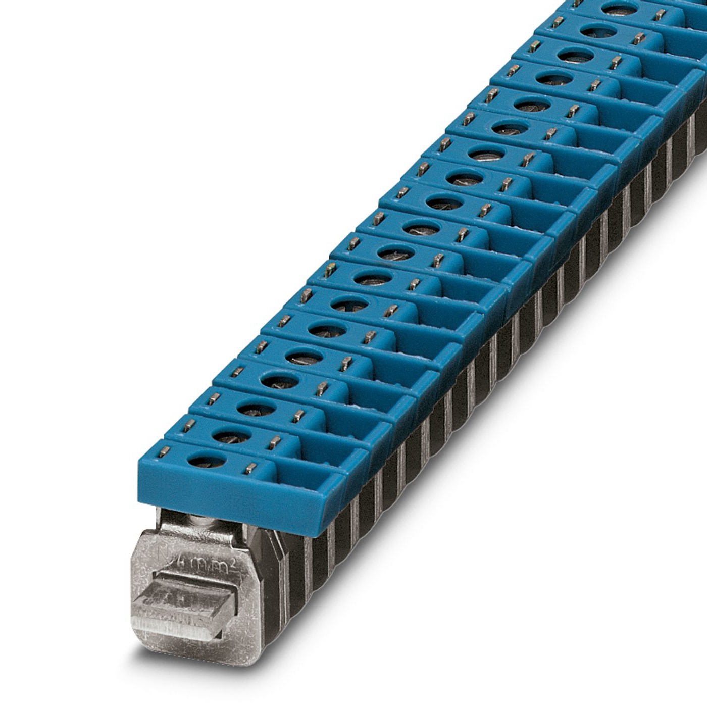 Phoenix Contact 0421061 AKG 4 BU-EX Series Blue, 4mm², 1-Level, Screw Termination