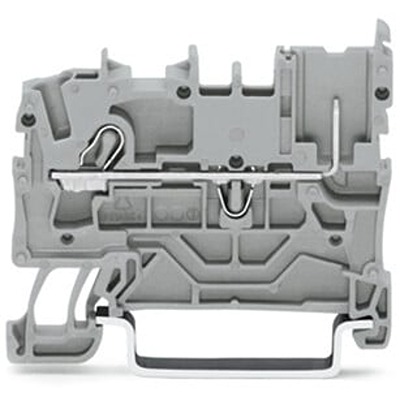 WAGO 2022-1201-1 2022 Series Grey, 2.5mm², 1-Level, Cage Clamp Termination