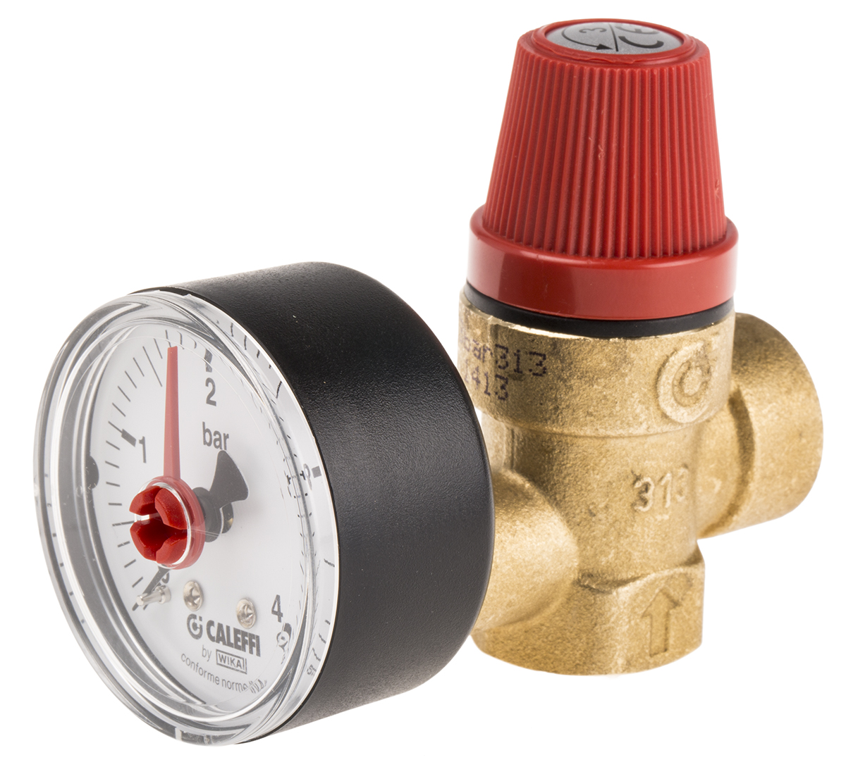 Altecnic 3bar Pressure Relief Valve With Female G 1/2 in G Female Connection and a G 1/2 Exhaust Port