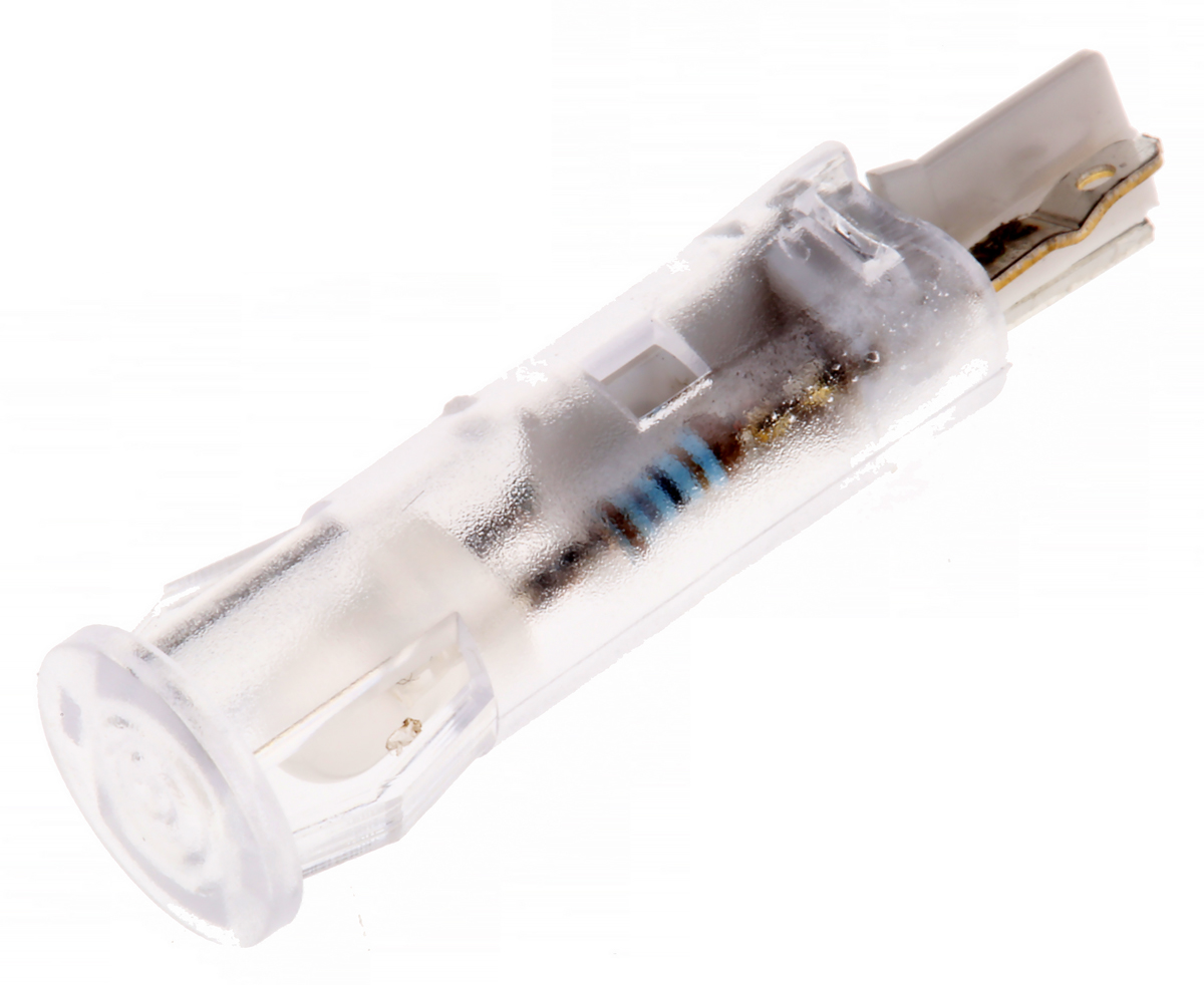 Signal Construct Green, Red Indicator, 24 → 28V, 6mm Mounting Hole Size, Solder Tab Termination