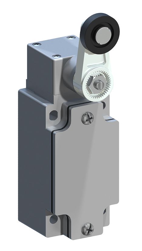 RS PRO Roller Lever Limit Switch, 1NO/1NC, IP66, Aluminium Housing, 400V ac Max, 10A Max