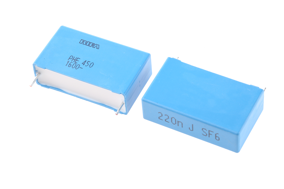 KEMET PHE450 Metallised Polypropylene Film Capacitor, 1.6 kV dc, 650 V ac, ±5%, 220nF, Through Hole