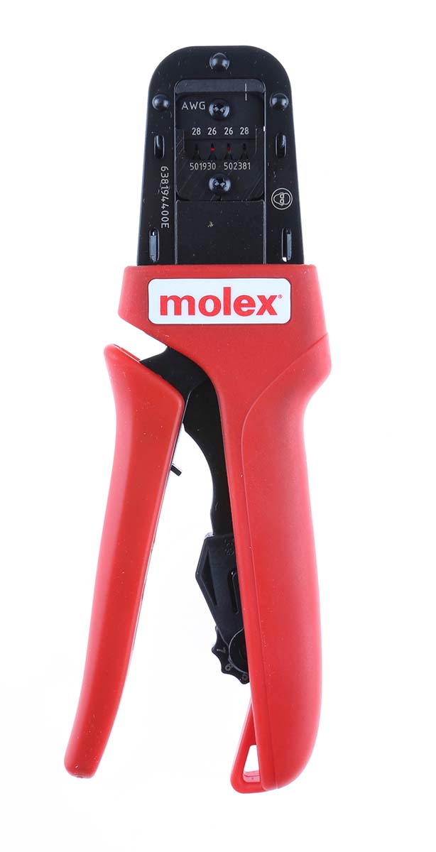 Molex 207129 Hand Ratcheting Crimp Tool for Clik-Mate 1.25mm Connectors