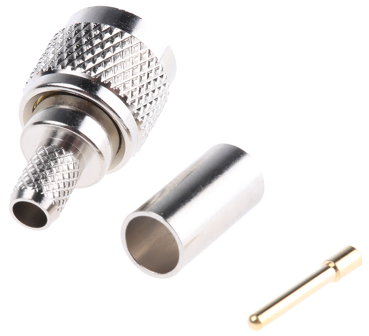 Telegartner, Plug Cable Mount UHF Connector, 50Ω, Crimp Termination, Straight Body