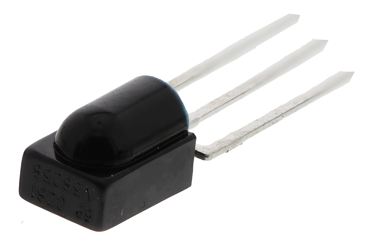 Vishay TSOP38238, 38kHz IR Receiver, 950nm, 45m Range, 2.5 V - 5.5V, Through Hole, 5 x 4.8 x 6.95mm