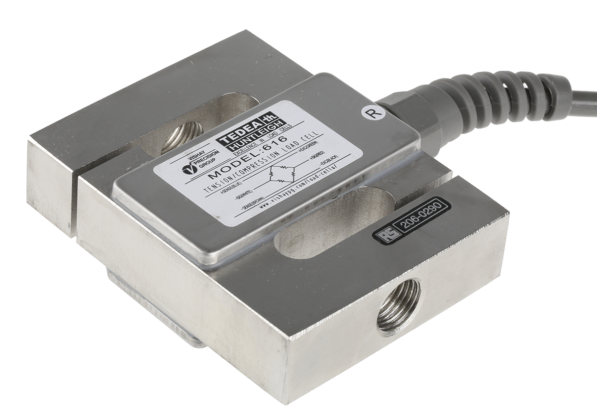 Tedea Huntleigh Single Point Load Cell, 500kg Range, Compression, Tension Measure