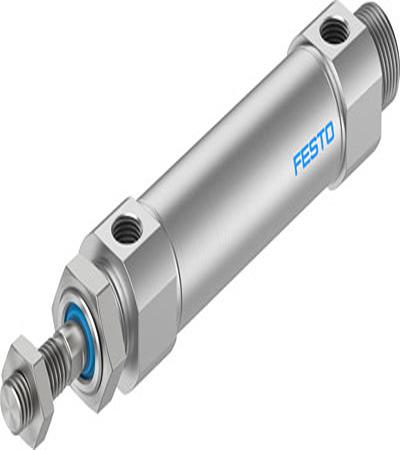 Festo 50 mm Pneumatic Piston Rod Cylinder - 5228455 DSNU Series, Double Acting Acting