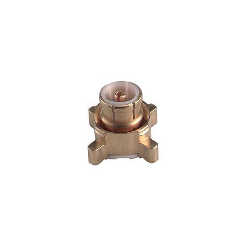 Huber+Suhner 81_MMB Series Socket Surface Mount Coaxial PCB Connector, 50Ω, PCB Termination, Straight Body