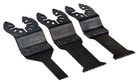 DeWALT 3-Piece Oscillating Blade Set for use with Multi-Cutter