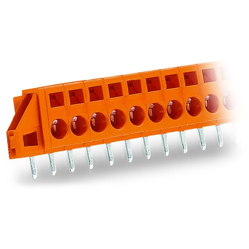 WAGO 231 Series PCB Terminal Block, 11-Contact, 5.08mm Pitch, PCB Mount, 1-Row, Cage Clamp Termination