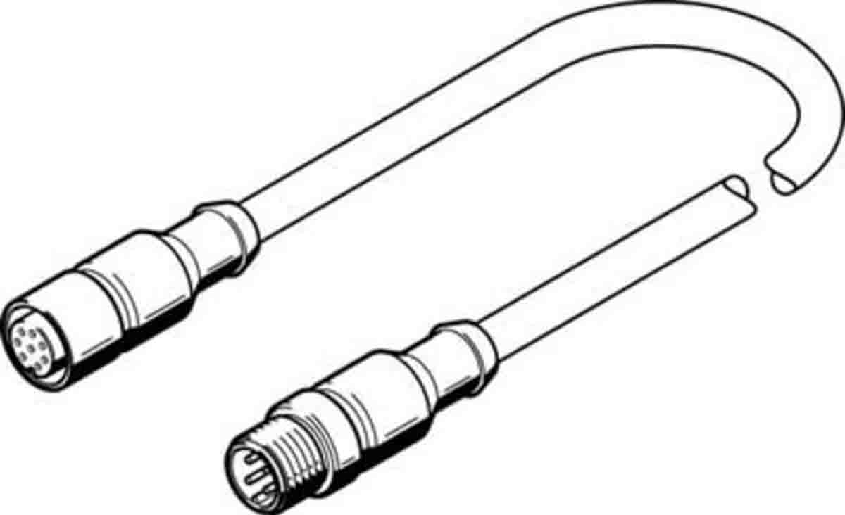 Festo Plug Connector, NEBV-M12G8-K-2-M12G4 Series