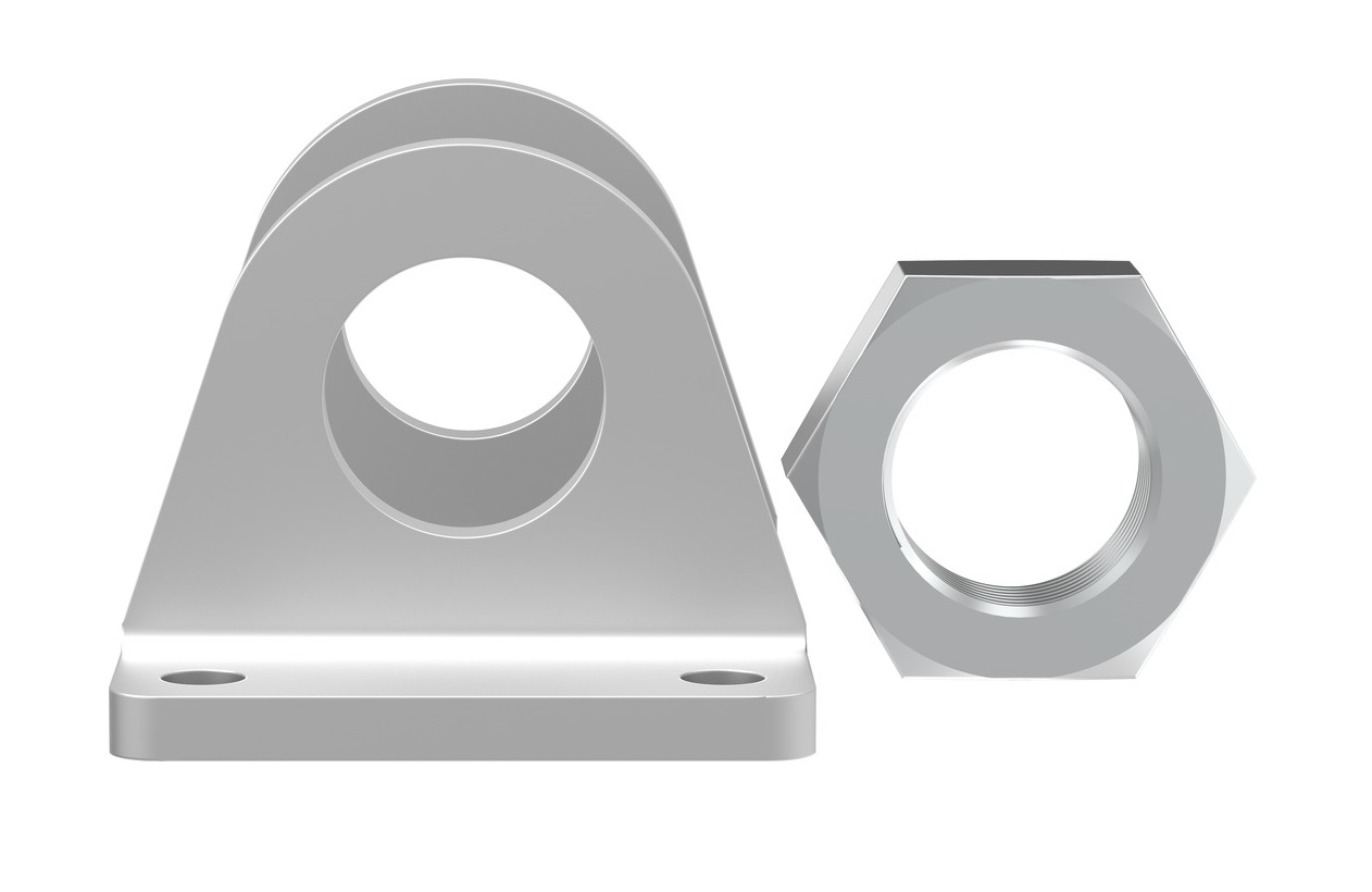 Festo Foot HBN-20/25X2, For Use With DSN Series, DSNU Series, DSNUP Series, ESN Series Standard Cylinder, ESNU Series,