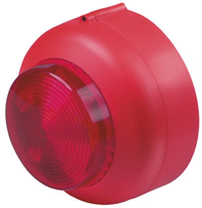 Cranford Controls VXB Series Red Flashing Beacon, 20 → 35 V dc, Surface Mount, LED Bulb