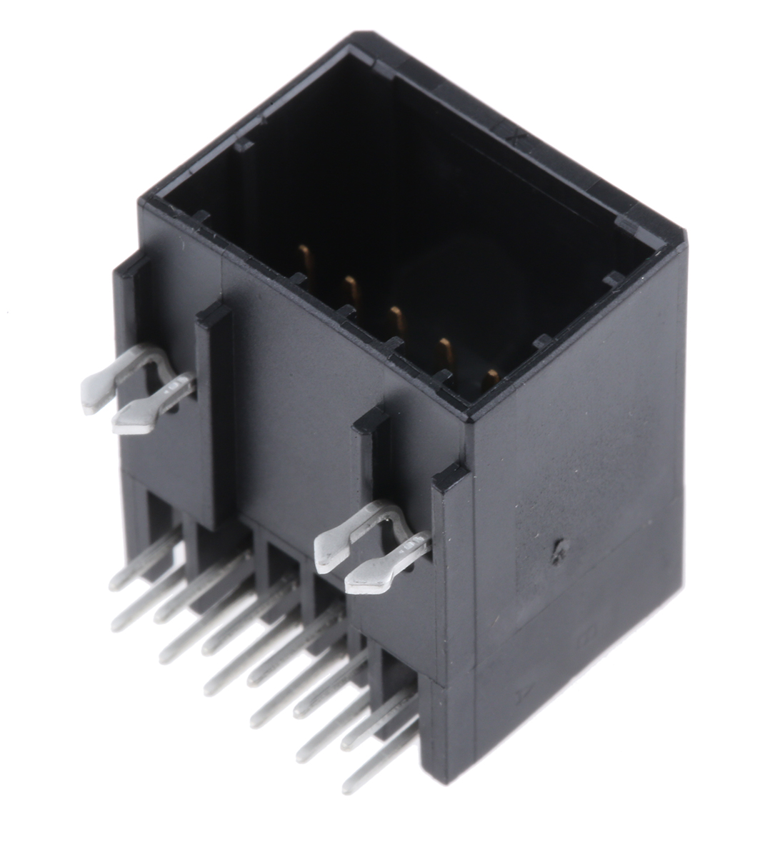TE Connectivity Dynamic 2000 Series Right Angle Through Hole PCB Header, 12 Contact(s), 2.5 mm Pitch, 2 Row, Shrouded