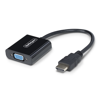 StarTech.com HDMI to VGA Video Converter, 189.5mm Length - 1920 x 1080 Maximum Resolution