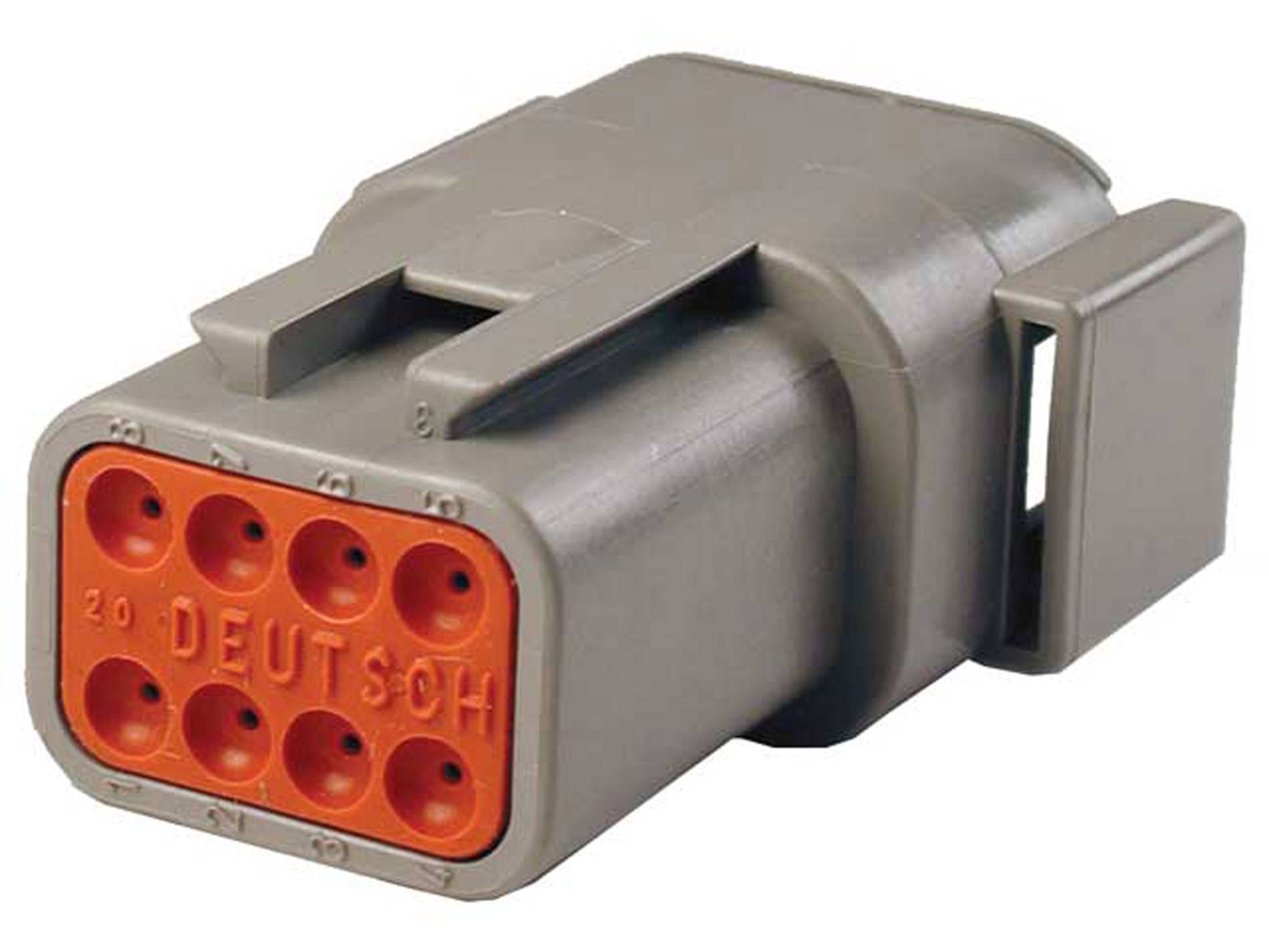 Deutsch, DTM Automotive Connector Socket Grey 8 Way DTM04-08PA