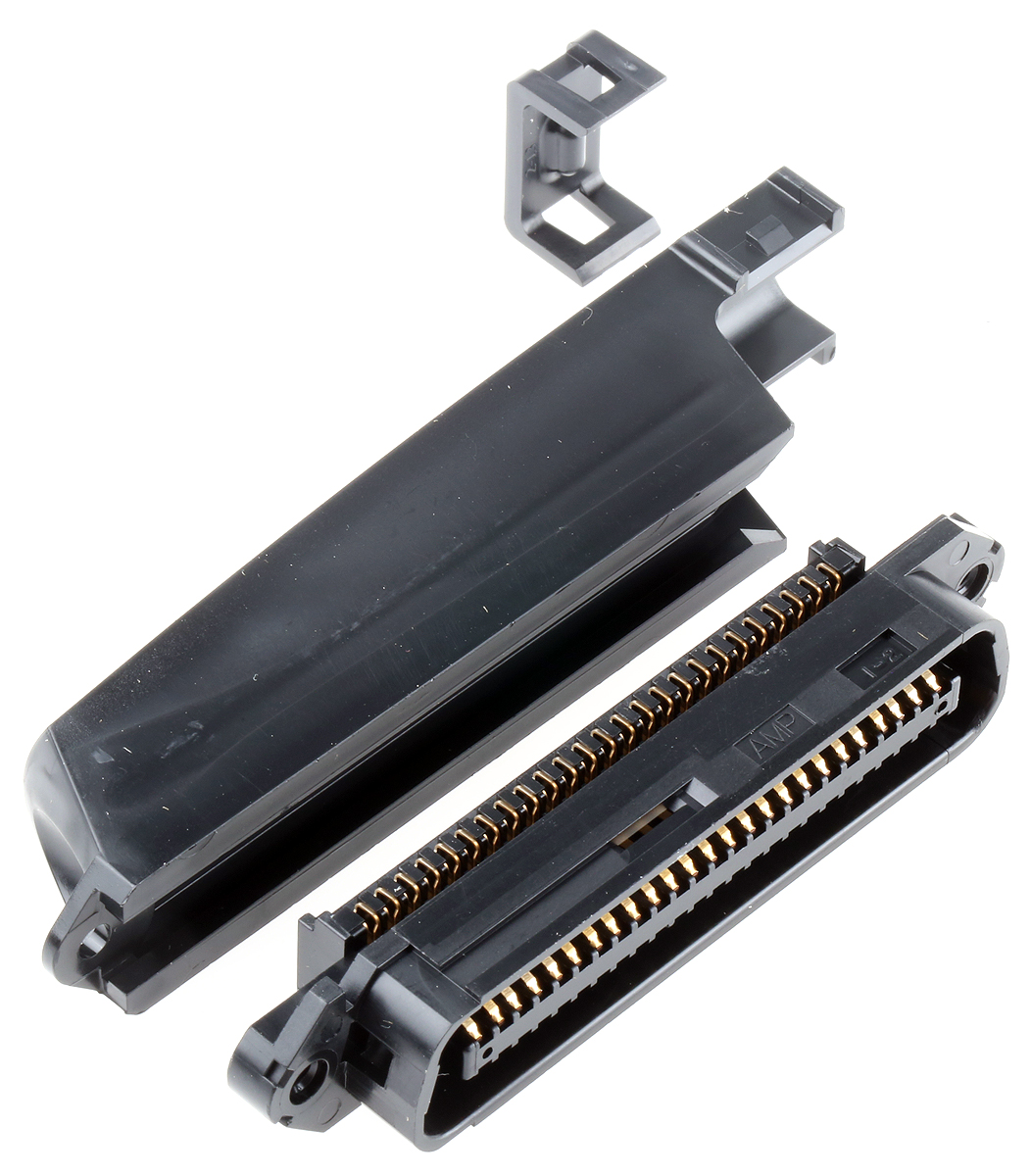 TE Connectivity 50-Way IDC Connector Plug for Cable Mount, 2-Row