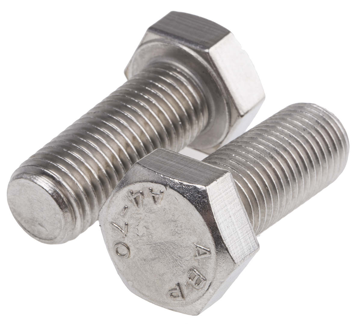 RS PRO Stainless Steel, Hex Bolt, M16 x 40mm