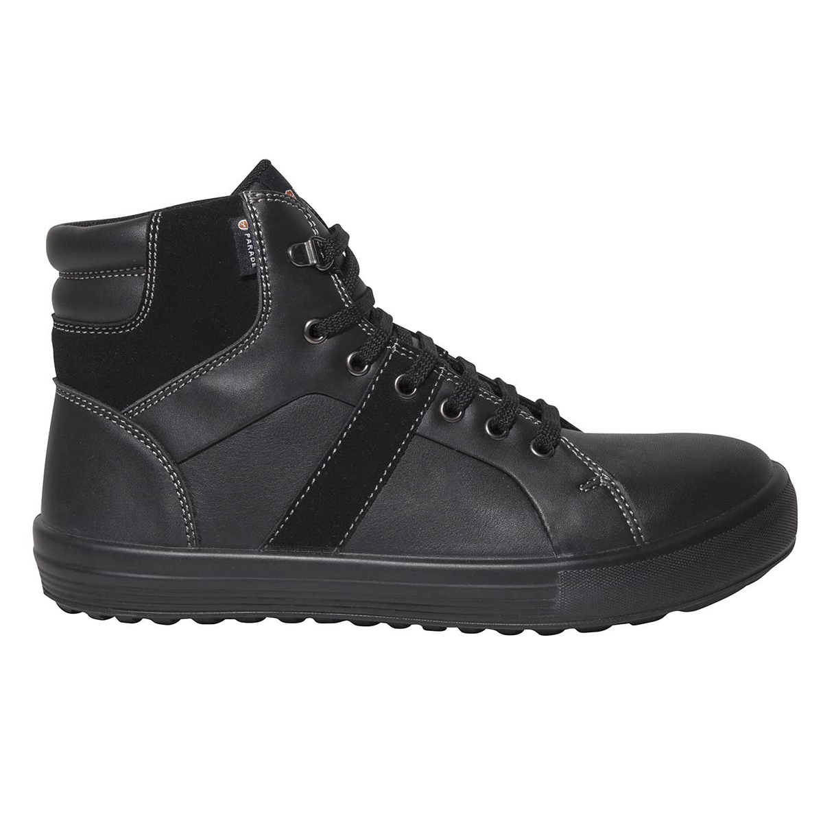 Parade Vision Unisex Black Stainless Steel Toe Capped Safety Trainers, UK 9, EU 43