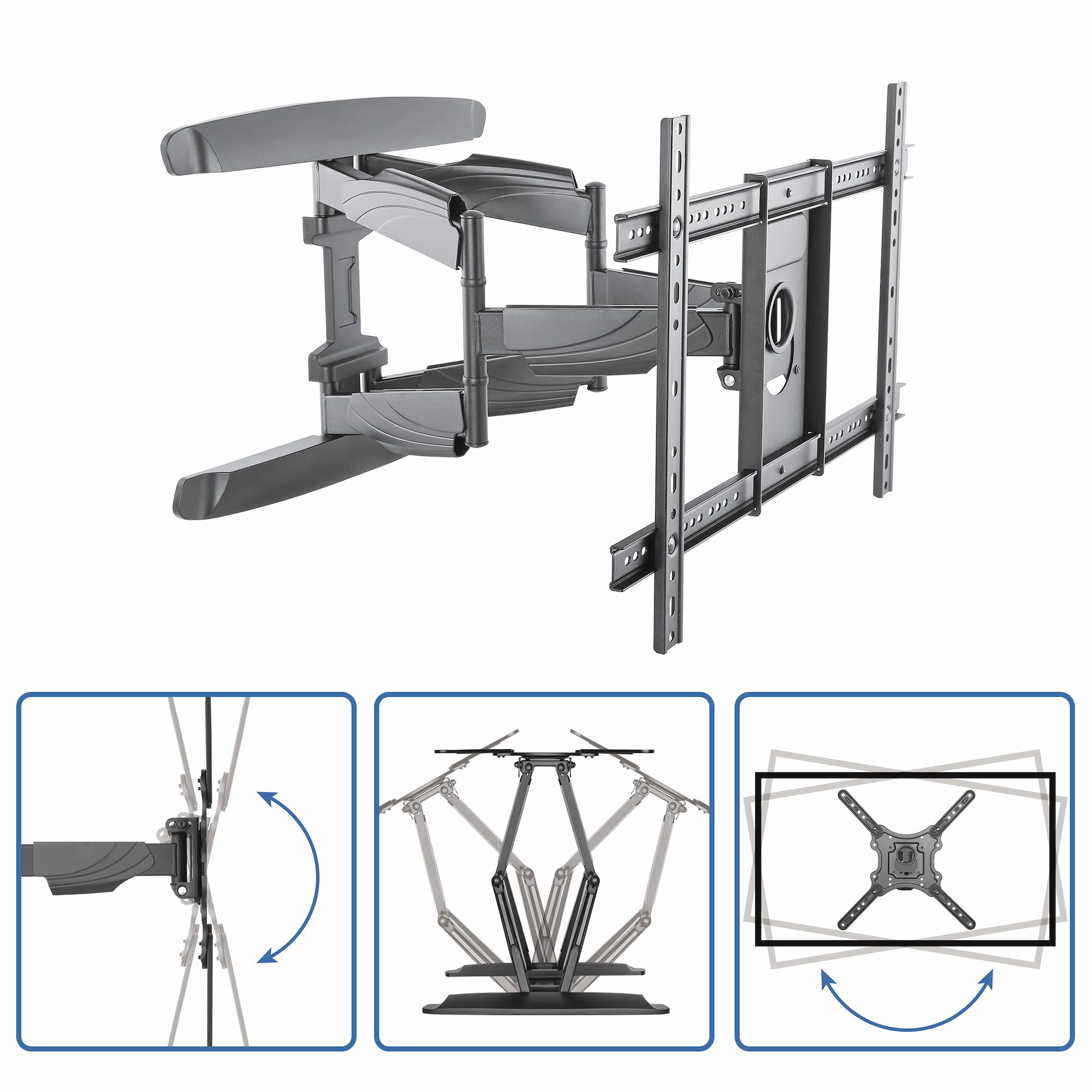 StarTech.com Wall Mounting Monitor Arm for 1 x Screen, 70in Screen Size
