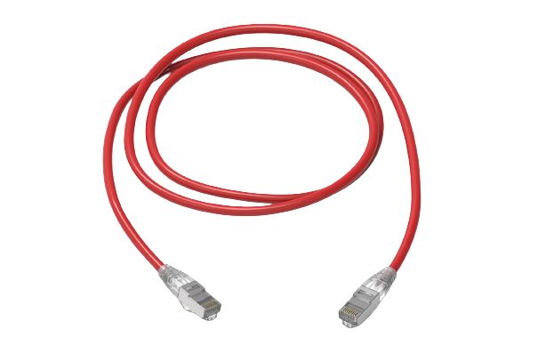 HellermannTyton Connectivity, 3m Cat6a, Red RJ45 to RJ45, S/FTP, Terminated