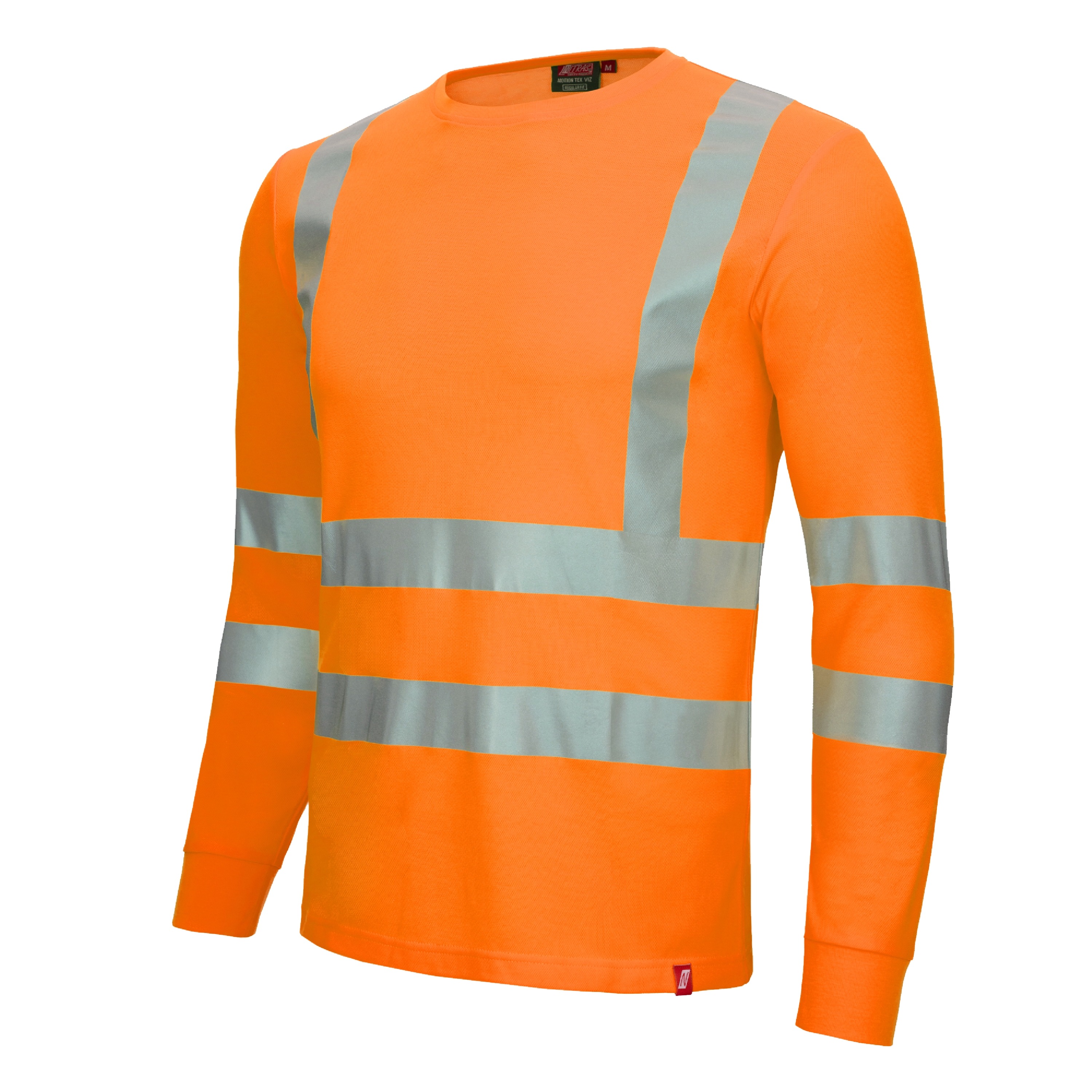 NITRAS SAFETY 7009 Fluorescent Orange Unisex Hi Vis T-Shirt, XS