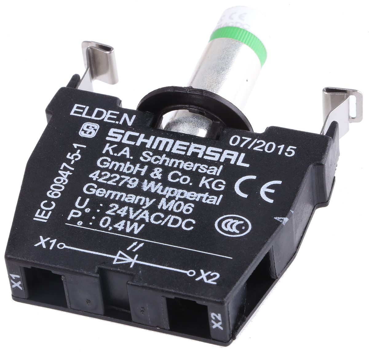 Schmersal ELDE.N Series Connector & Terminal Block, 3-Way, 8A, Screw Down Termination
