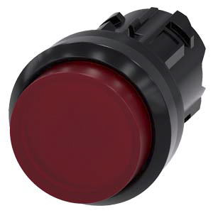 Siemens SIRIUS ACT 3SU10 Series Red Momentary Push Button, 22mm Cutout, IP66, IP67, IP69K