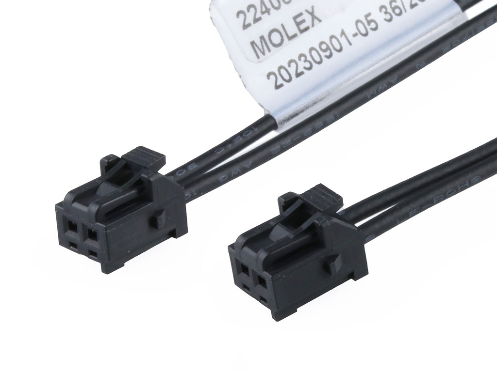 Molex 2 Way Female Crimped Terminal to 2 Way Female Crimped Terminal Wire to Board Cable Assembly, 600mm