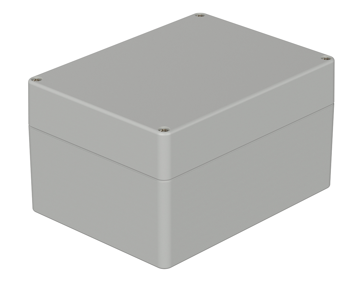 Bopla Euromas Series Light Grey Polycarbonate Enclosure, IP66, IK07, Light Grey Lid, 160 x 120 x 90mm