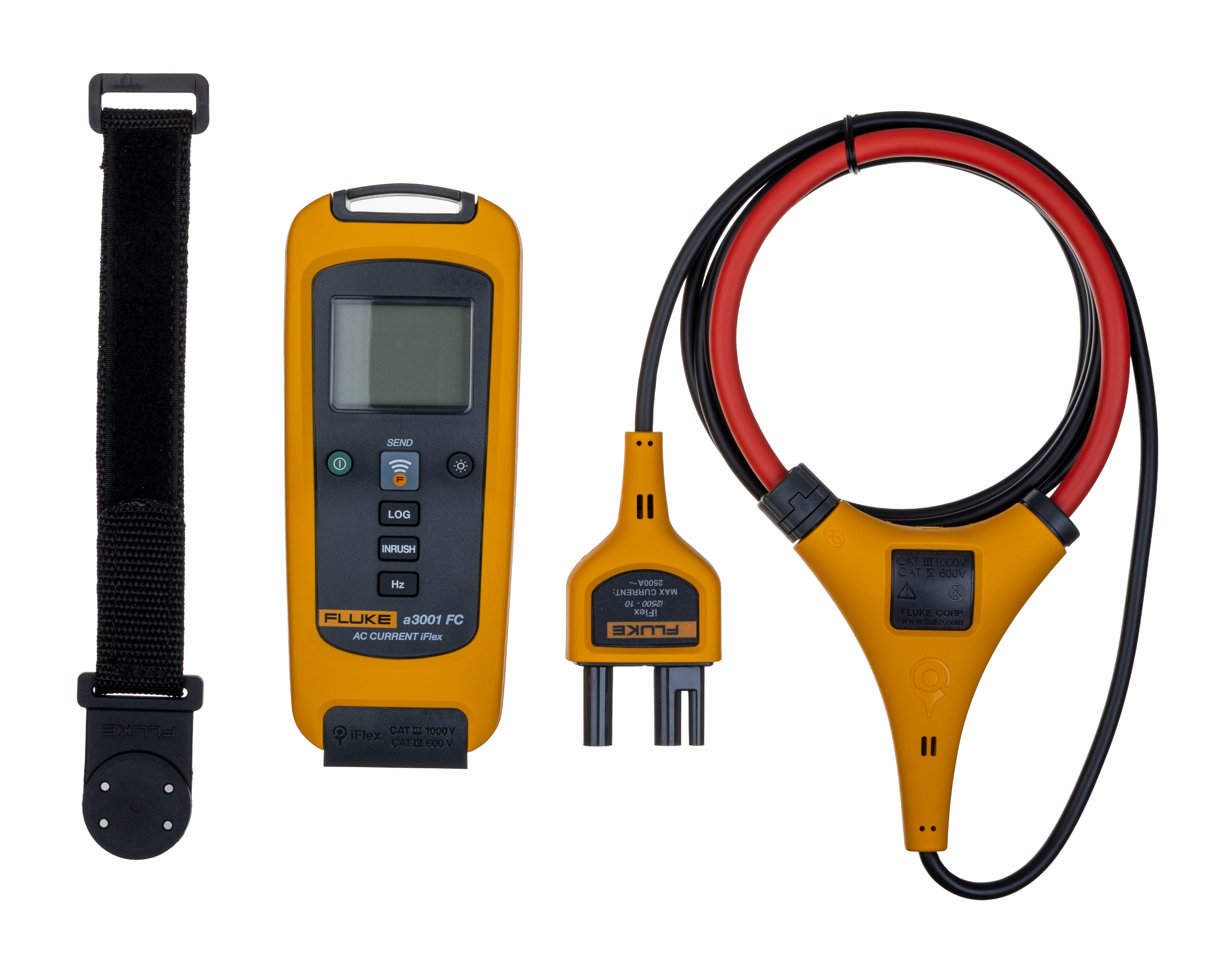 Fluke A3001 FC Clamp Meter 2500 A CAT IV, CAT III Non-Contact Voltage Detector