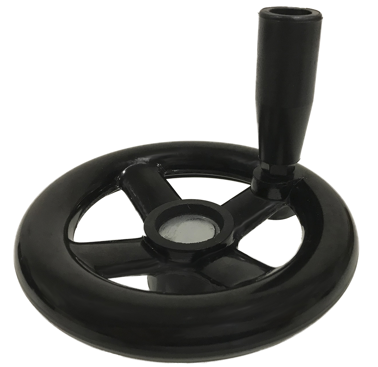RS PRO Black Hand Wheel, 120mm diameter