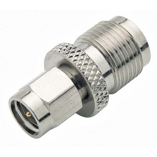 L-Com Straight Coaxial Adapter SMA Plug to TNC Socket 1GHz