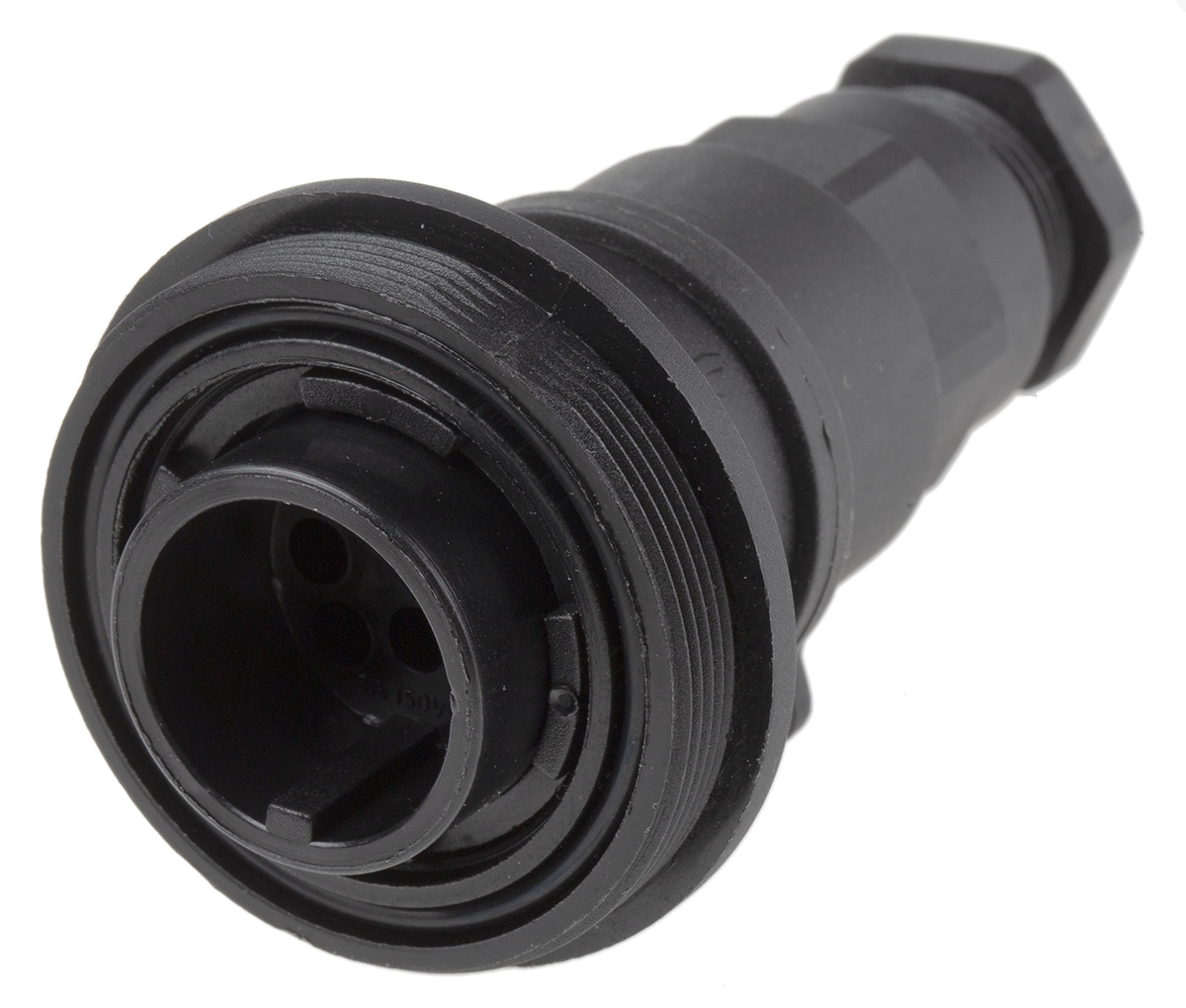 Bulgin Circular Connector, 9 Contacts, In-Line, Standard Connector, Plug, Male, IP68, Standard Buccaneer Series