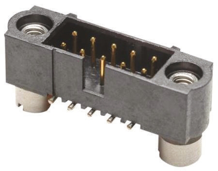 HARWIN Datamate J-Tek Series Straight Surface PCB Header, 6 Contact(s), 2 mm Pitch, 2 Row, Shrouded