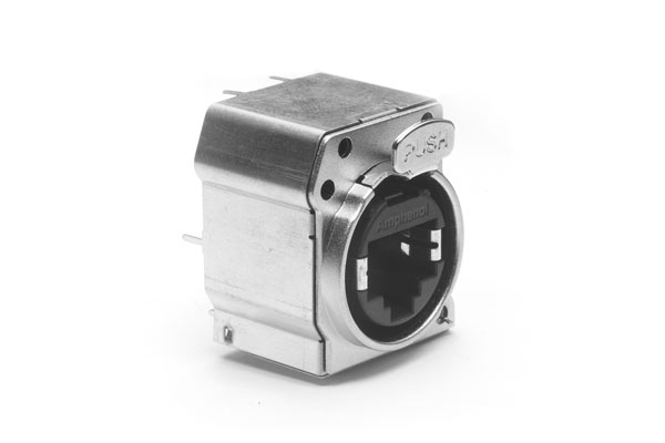 Amphenol Industrial PCB Mount XLR Connector, Vertical, Female, IP40, 125 V ac, 8 Way, Gold Plating