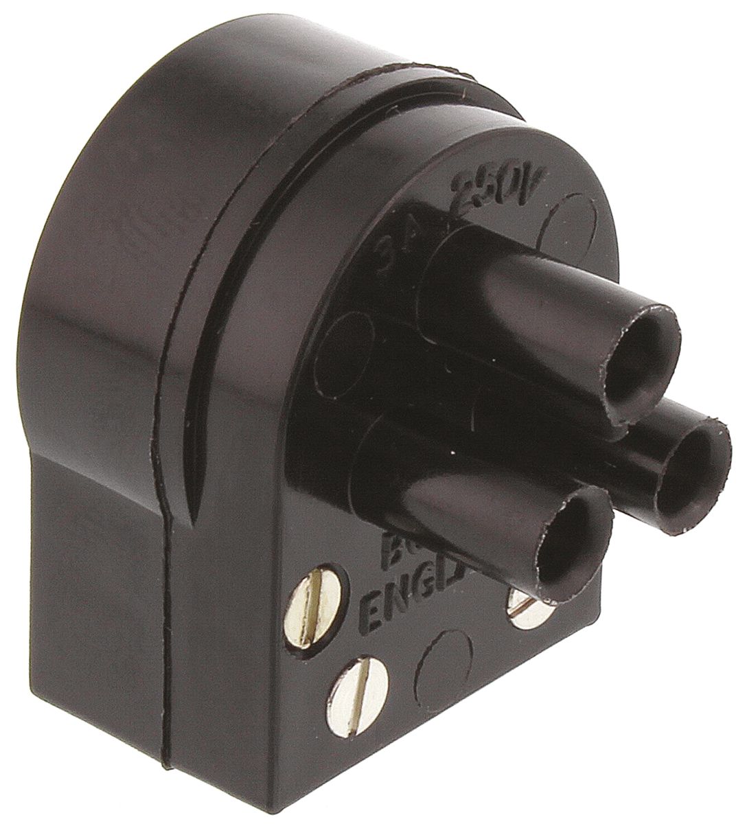 Bulgin Power Connector Cable Mount, Screw Down Termination, 3A, 250 V ac