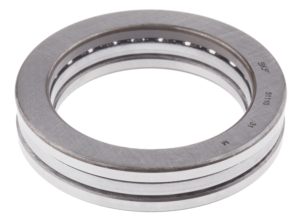 SKF 51110 1 Row Ball Bearing - 50 mm ID, 70 mm OD