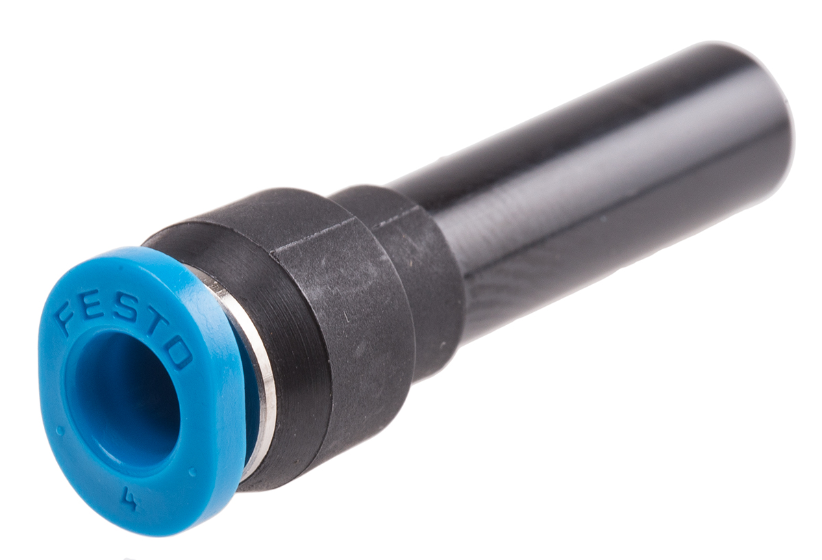 Festo QSM Series Reducer Nipple, Push In 6 mm to Push In 4 mm, Tube-to-Tube Connection Style, 153329