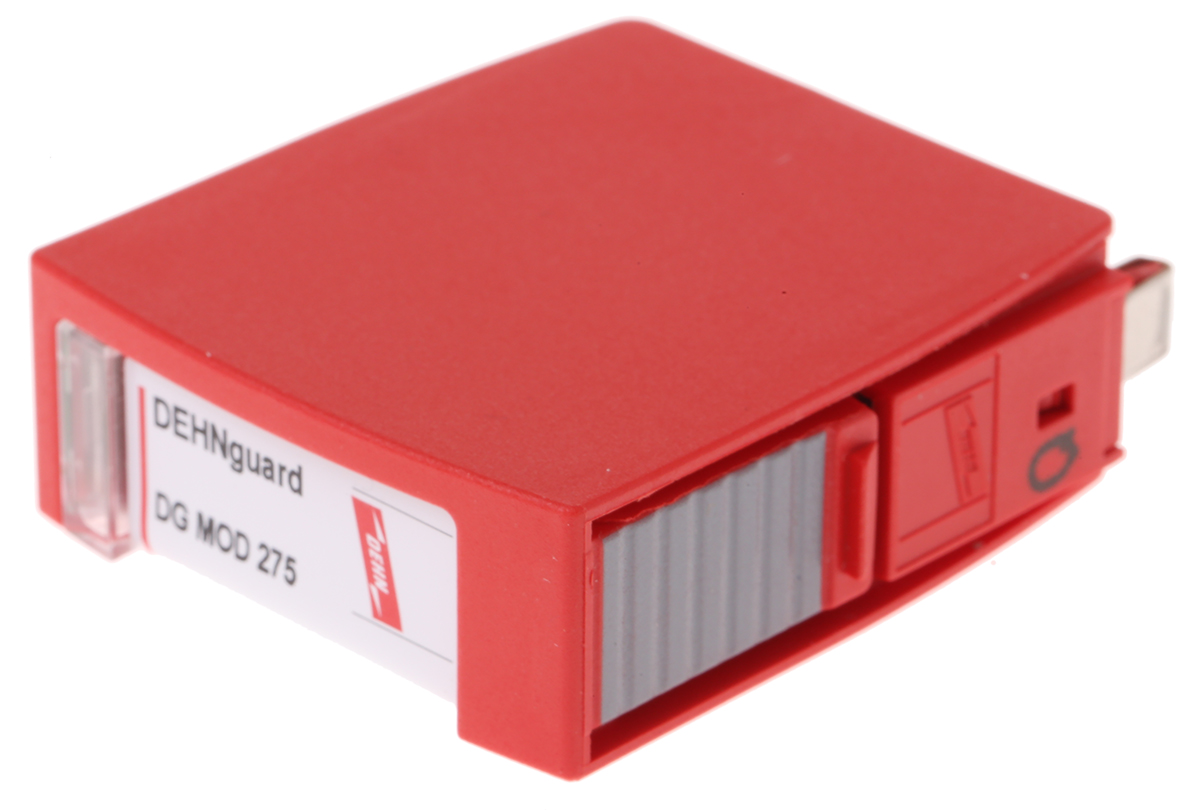 Dehn, DG Surge Protection Plug 275 V ac, 350 V dc Maximum Voltage Rating 40kA Maximum Surge Current Surge Arrester