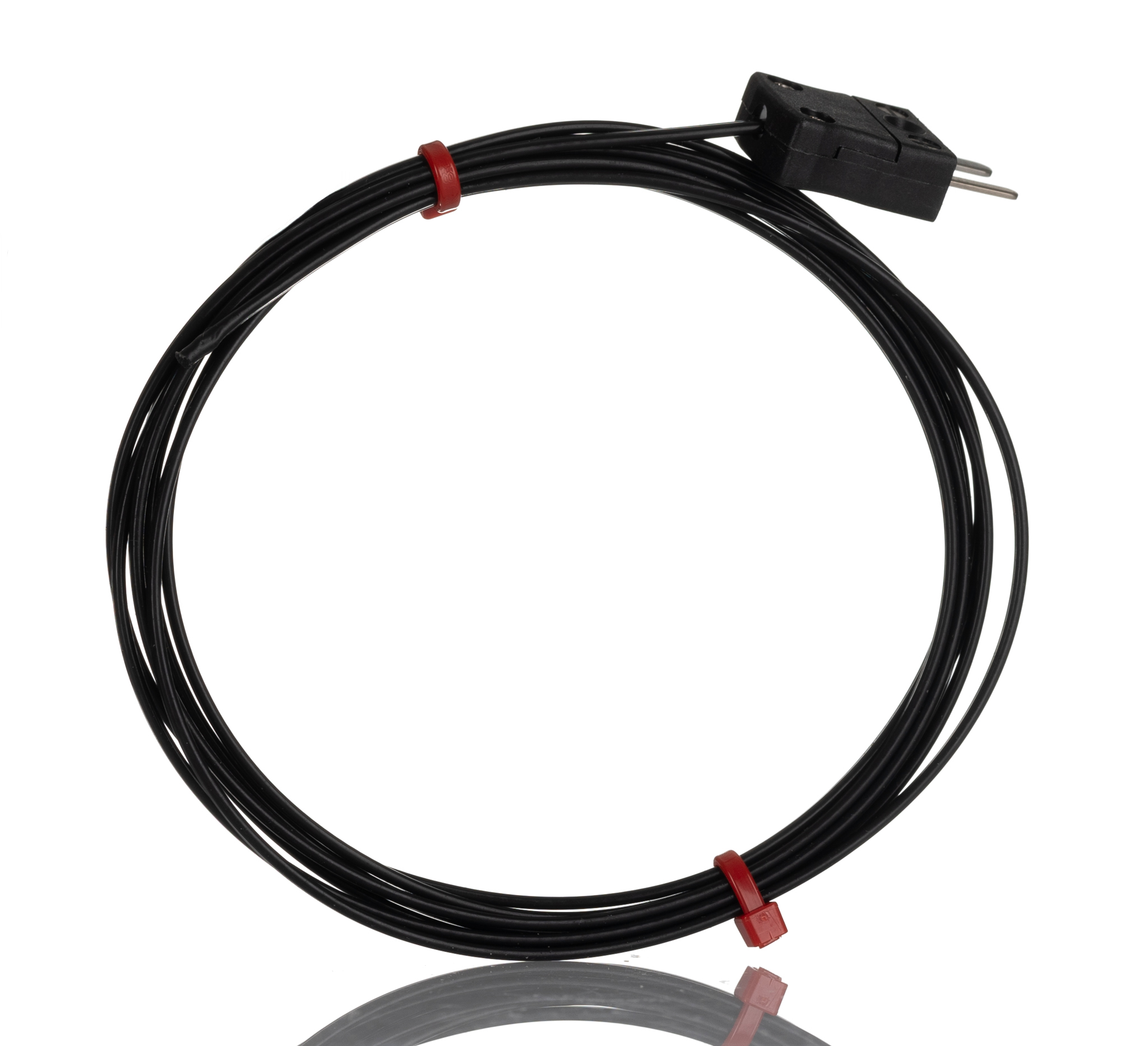 RS PRO Type J Hermetically Sealed Thermocouple 2m Length, 7/0.2mm Diameter, -75°C → +260°C