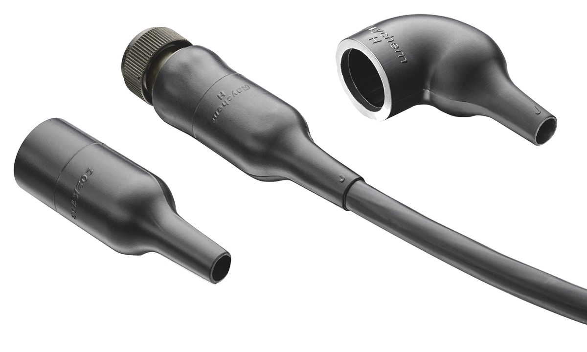 TE Connectivity Heat Shrink Boot Black, Fluid Resistant Elastomer, 31mm