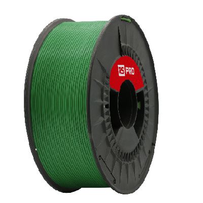 RS PRO 1.75mm Dark Green PLA 3D Printer Filament, 1kg